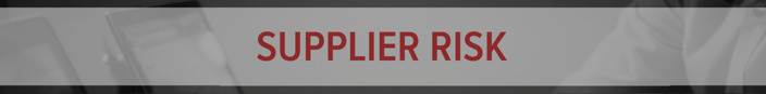 GPOs help mitigate supplier risk